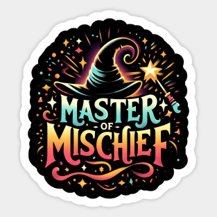 Master of Mischief - Wizard Hat - Fantasy Sticker
